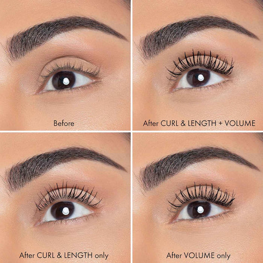 HUDA BEAUTY LEGIT LASHES Double-Ended Volumizing and Lengthening Mascara