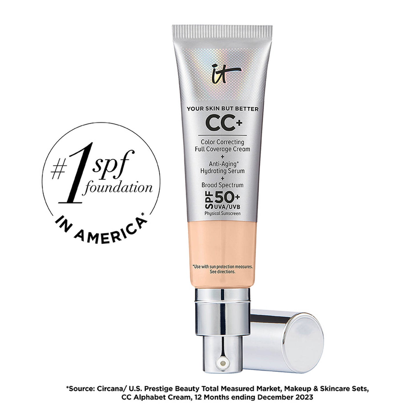 IT Cosmetics - CC+ Cream Full-Coverage Foundation with SPF 50+