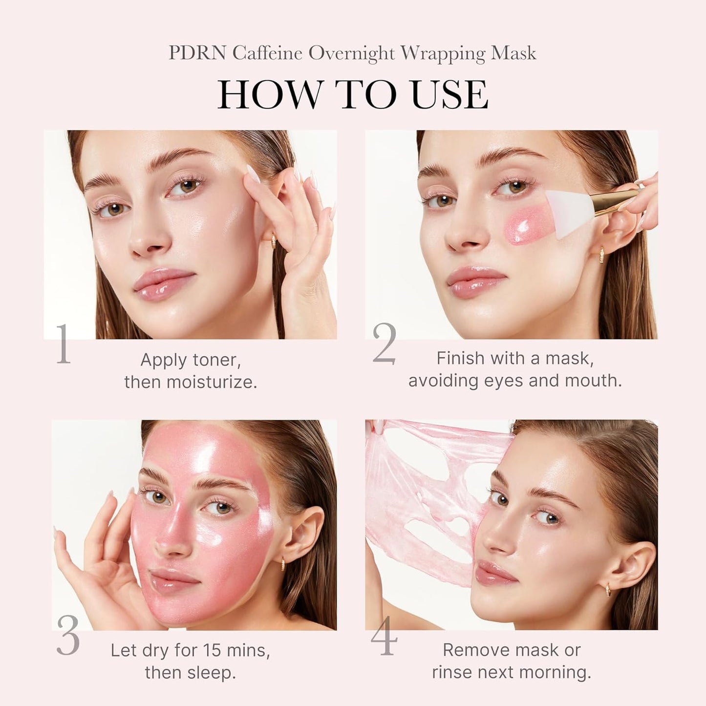 Medicube - PDRN Pink Caffeine Overnight Wrapping Mask