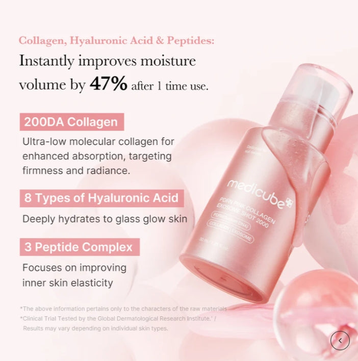 Medicube - PDRN Pink Collagen Exosome Shot