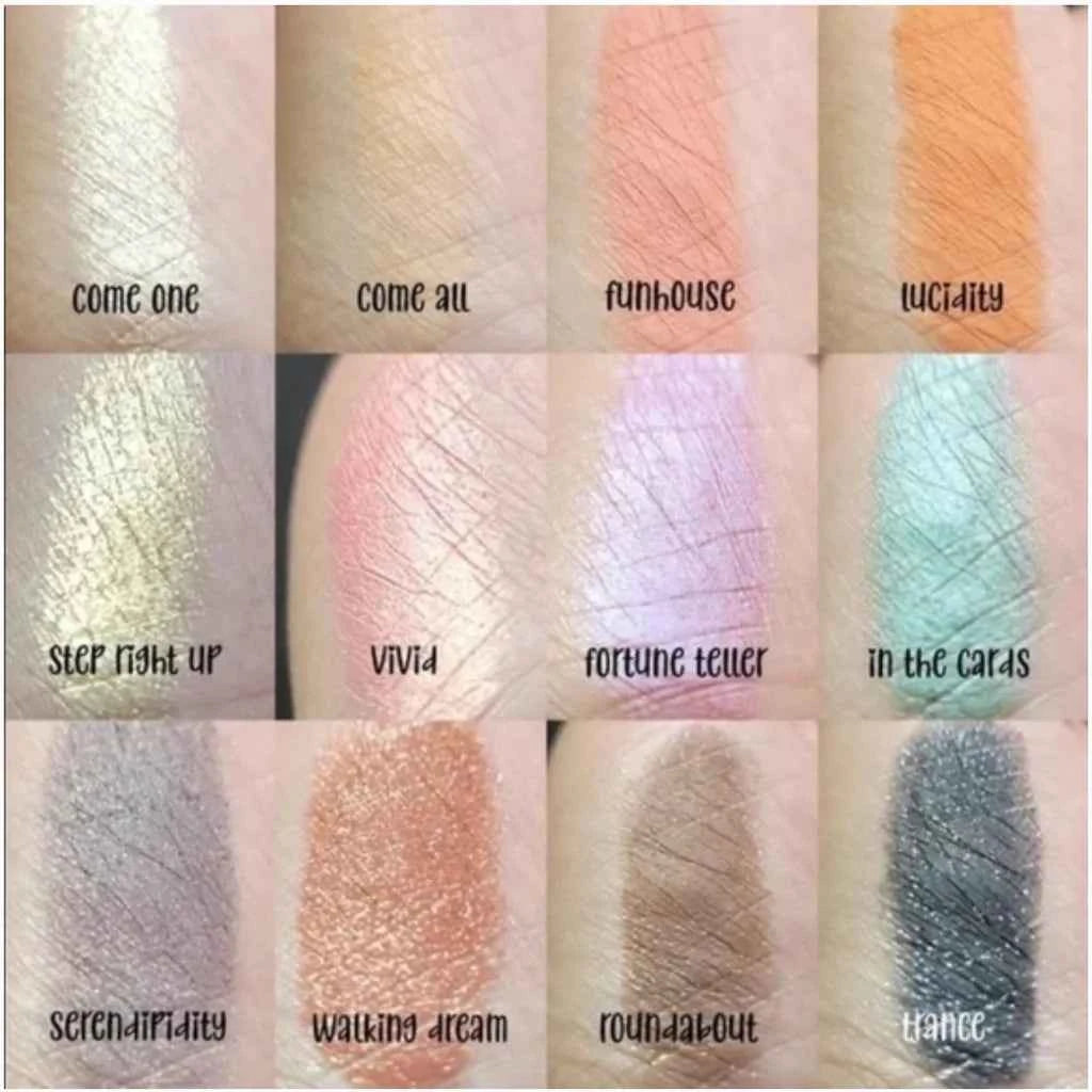 On a whimsy ColourPop eyeshadow palette