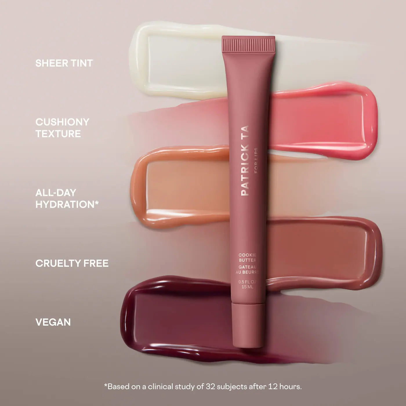 Patrick TA - Major Moisture Smoothing Tinted Lip Balm
