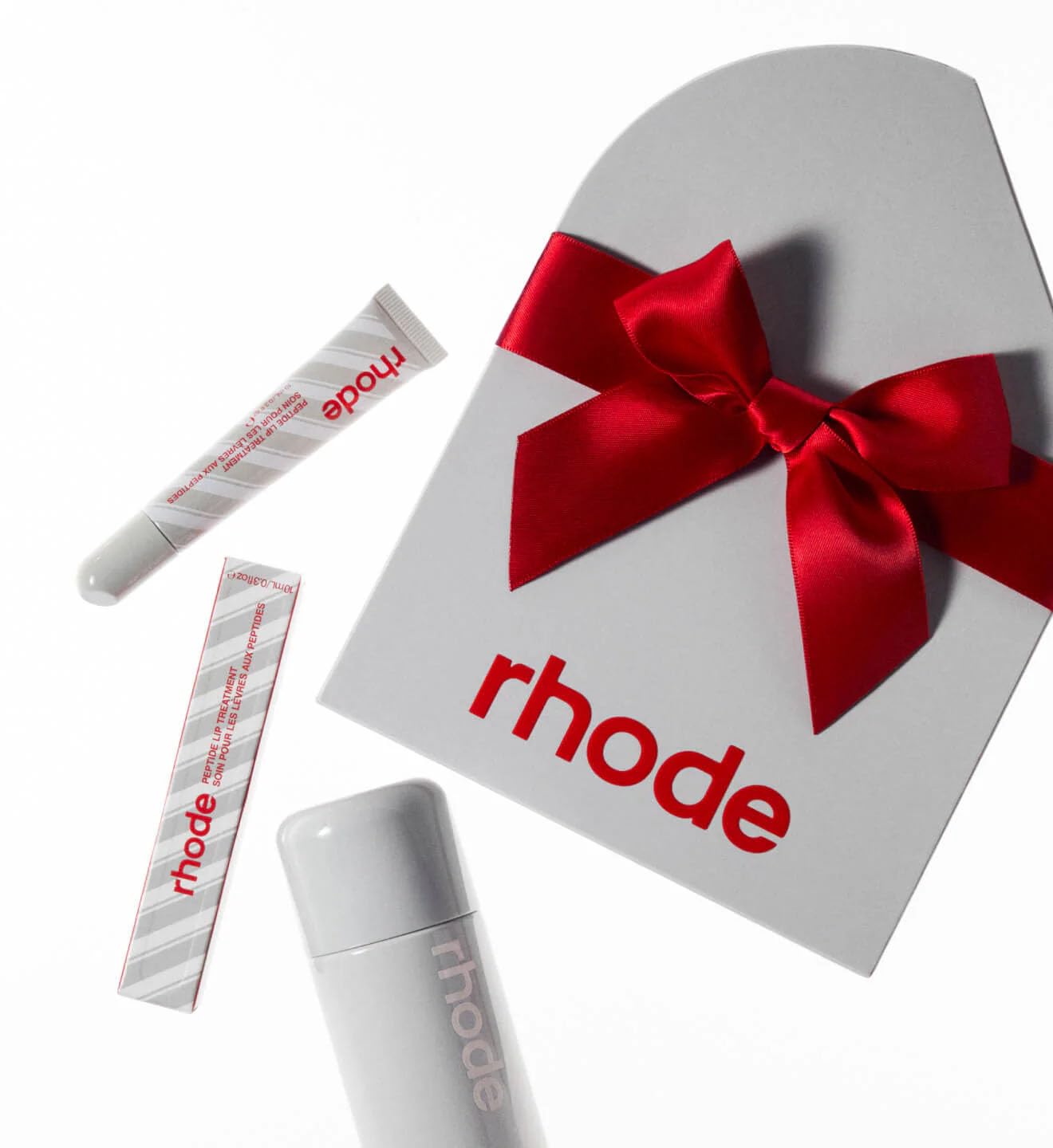 rhode holiday duo GLAZING MILK + PEPPERMINT PEPTIDE LIP TREATMENT