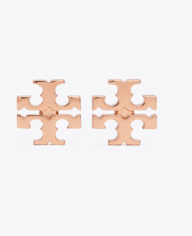Tory Burch Women's Small Logo Stud Earrings