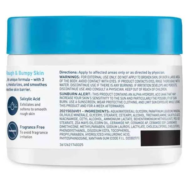CeraVe SA Cream for Rough and Bumpy Skin, Moisturizer Unscented