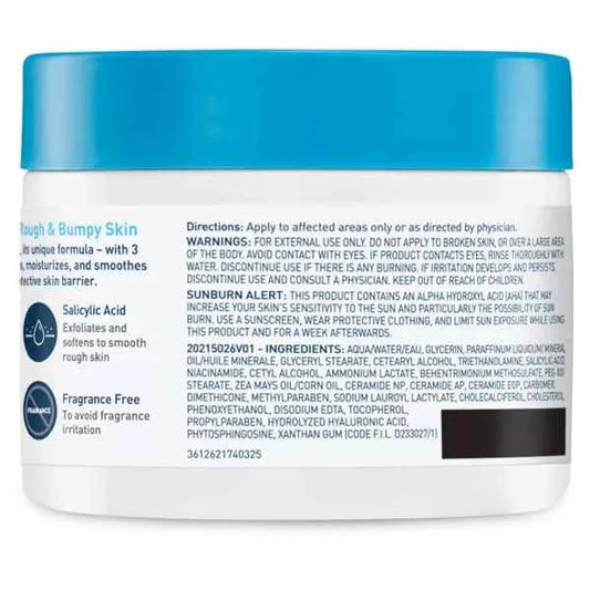 CeraVe SA Cream for Rough and Bumpy Skin, Moisturizer Unscented