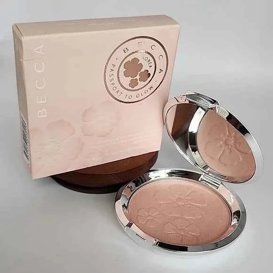 BECCA COSMETICS Shimmering Skin Perfector Pressed Highlighter Passport to Glow Korea -