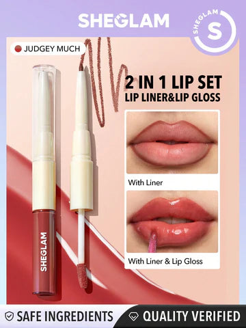 Sheglam - Lip Rules Liner & Gloss Pen