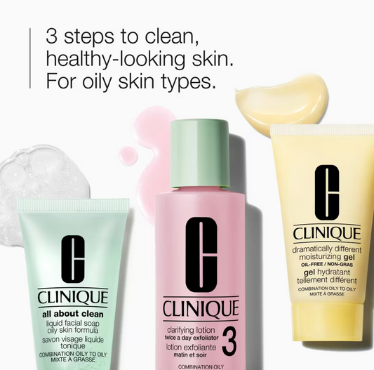 Clinique - Skin School Supplies: Cleanser Refresher Course Set - Combination Oily - Brandz On Demand - Premium, 100% Original Beauty and Lifestyle ProductsΒ - Pakistan