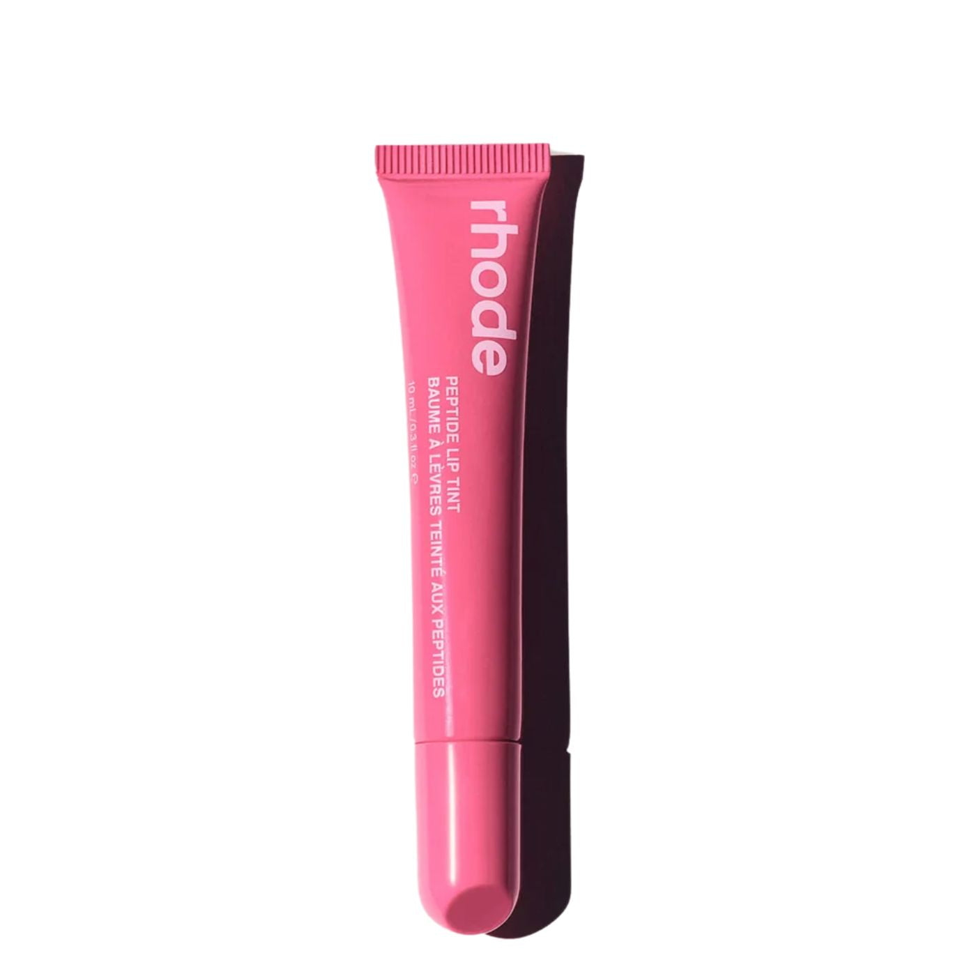 Vegan peptide lip tint for plump, glossy lips