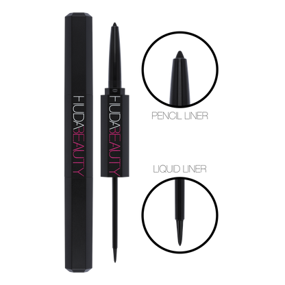 Huda beauty Life Liner Double Ended Eyeliner Liquid & Pencil