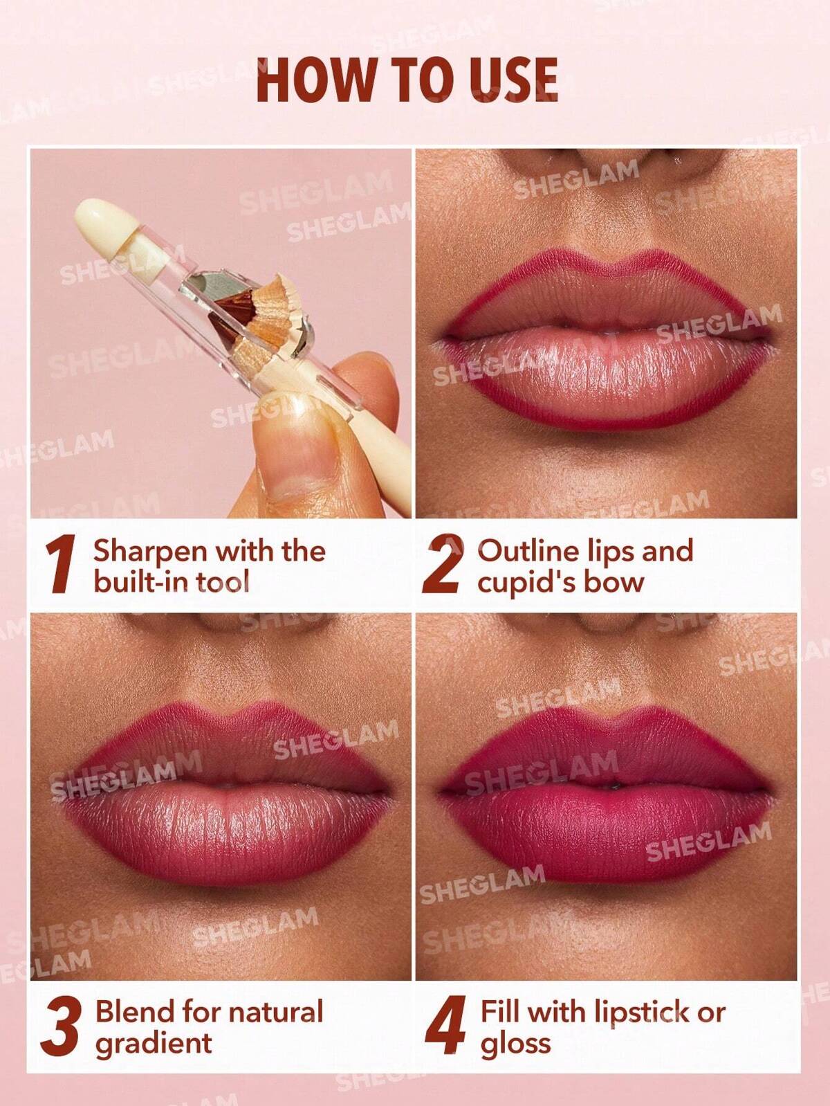SHEGLAM - Lip Facts Lip Liner-Neutral