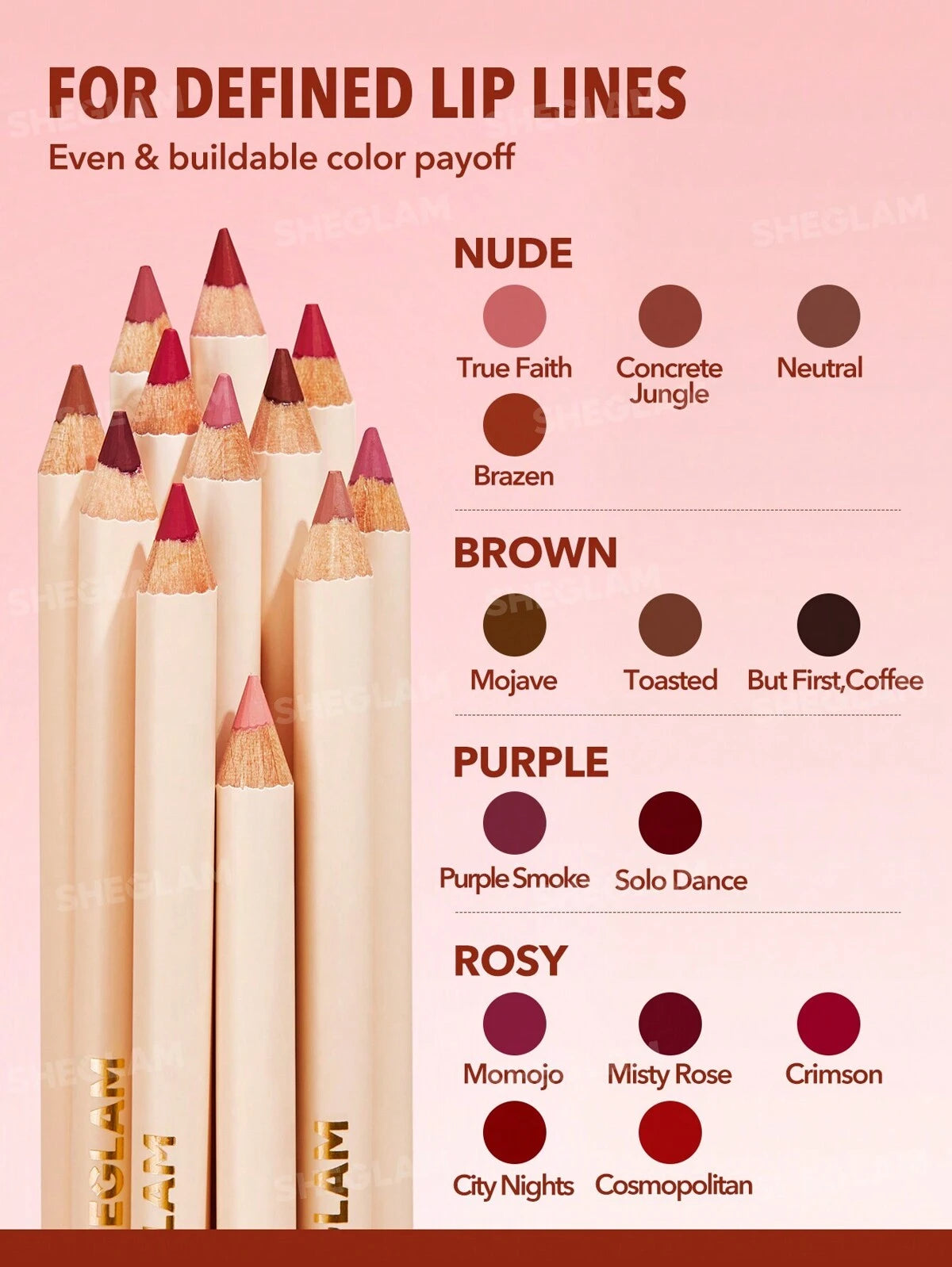SHEGLAM - Lip Facts Lip Liner-Neutral