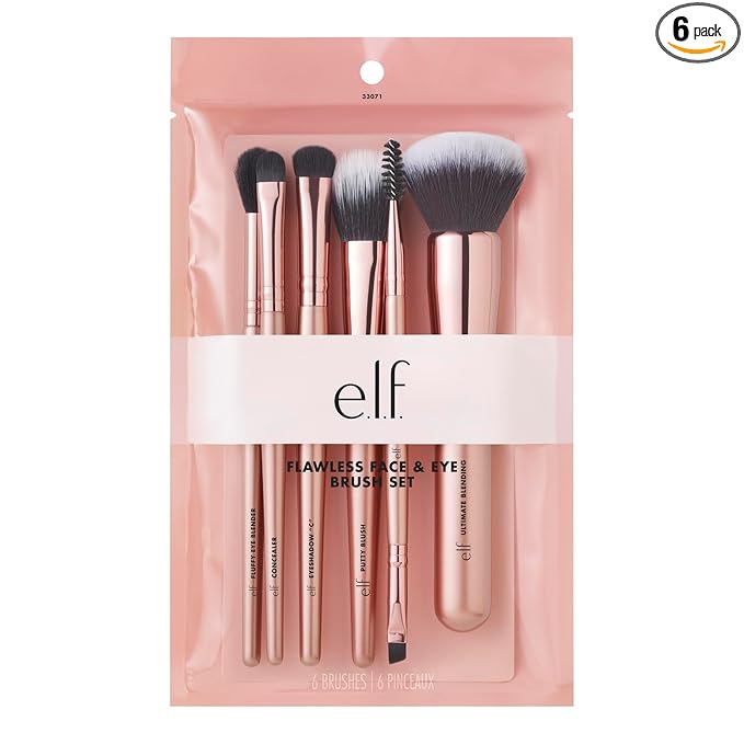 e.l.f. - 6-Piece Flawless Face & Eye Makeup Brush Set
