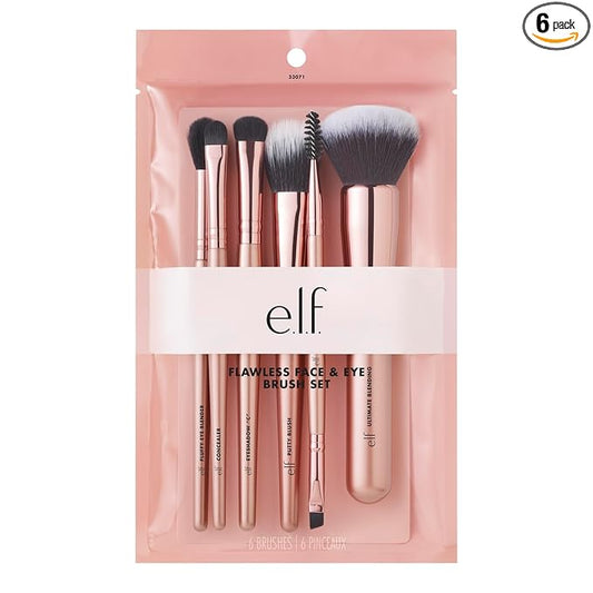 e.l.f. - 6-Piece Flawless Face & Eye Makeup Brush Set