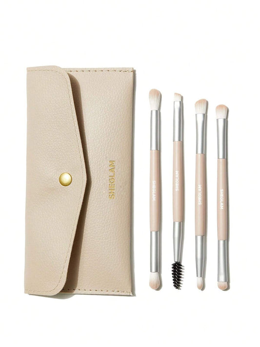 SHEGLAM - 101 Eye Essentials Brush Set With Bag