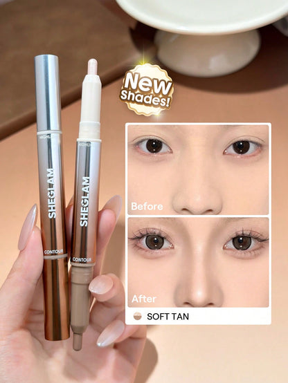 SHEGLAM - Fine Line 2-In-1 Nose Contour & Highlight Pen