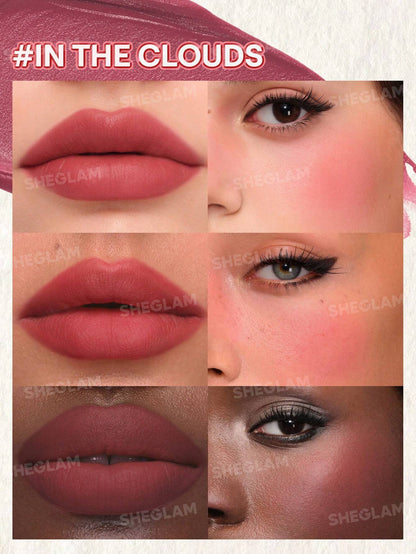 SHEGLAM - Air Plush Lip & Cheek Cream Blush - 211 In The Clouds shade