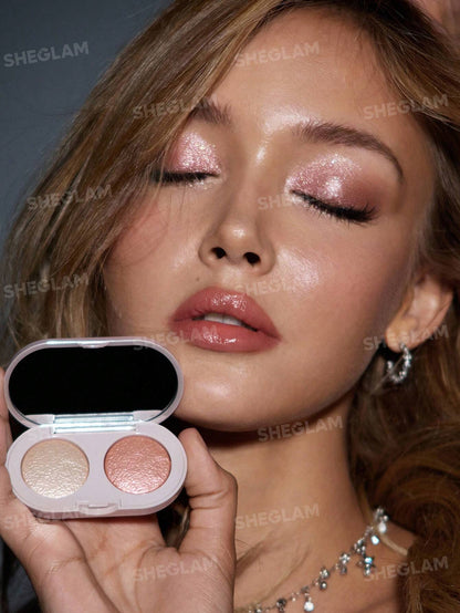 SHEGLAM - Prismalight Baked Gelee Eyeshadow Duo-Prism Echo