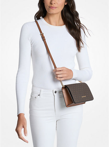 MICHAEL KORS - Jet Set Medium Signature Logo Crossbody Bag