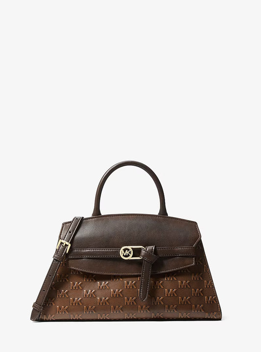 Michael Kors - Greta Medium Logo Embossed Satchel