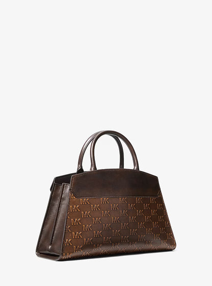 Michael Kors - Greta Medium Logo Embossed Satchel