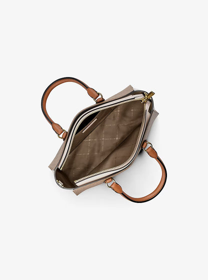 Michael Kors - Arden Small Color-Block Signature Logo Messenger Bag