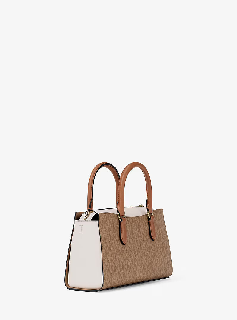 Michael Kors - Arden Small Color-Block Signature Logo Messenger Bag