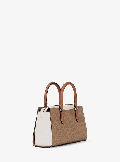 Michael Kors - Arden Small Color-Block Signature Logo Messenger Bag
