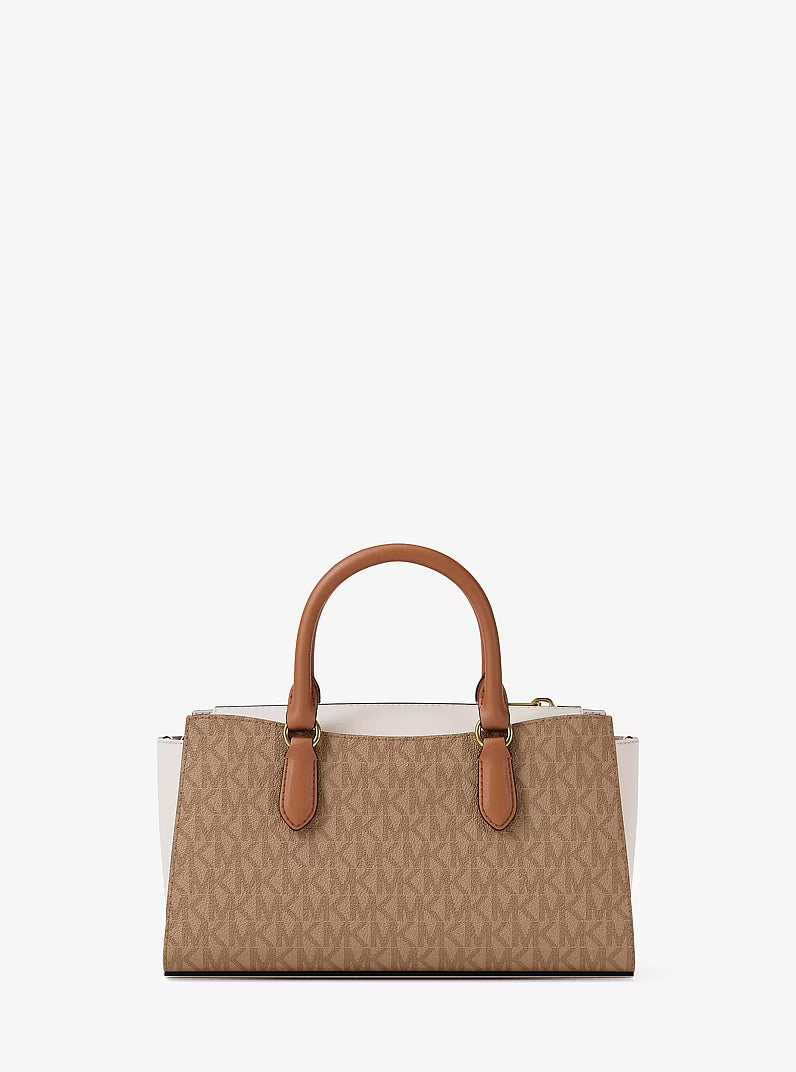 Michael Kors - Arden Small Color-Block Signature Logo Messenger Bag