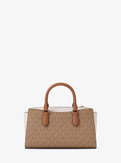 Michael Kors - Arden Small Color-Block Signature Logo Messenger Bag