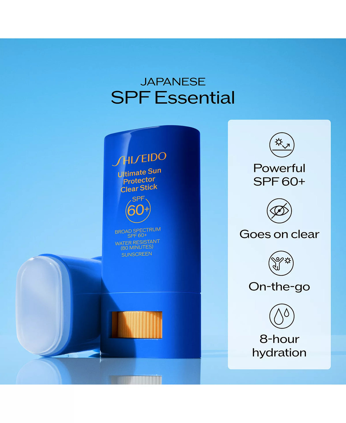 Shiseido - Ultimate Sun Protector Clear Stick SPF 60+