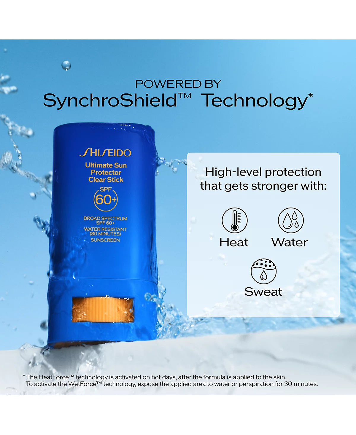 Shiseido - Ultimate Sun Protector Clear Stick SPF 60+