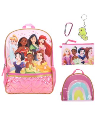 Disney Princess - Girls Backpack 5-Piece Set