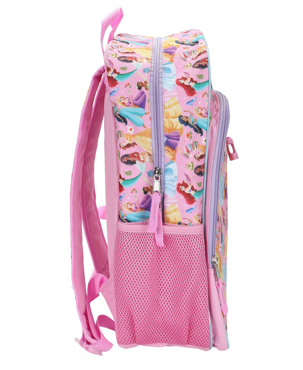 Disney Princess - Girls All Over Print Backpack 4-Piece Set