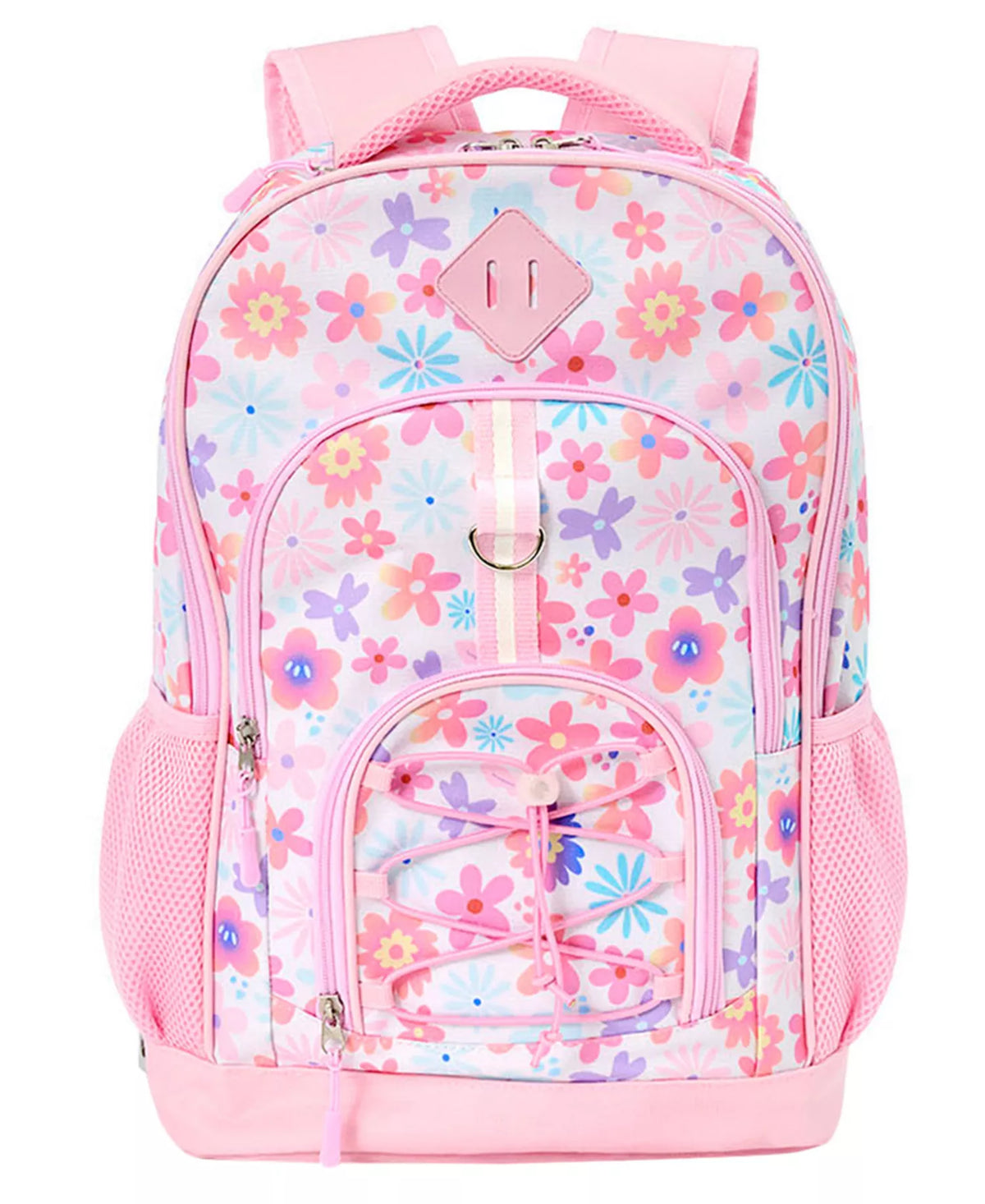 Rainbow Sugar - Girls' Floral Backpack and Lunch Box, 2-Piece Set