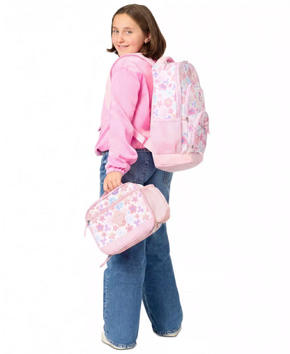 Rainbow Sugar - Girls' Floral Backpack and Lunch Box, 2-Piece Set