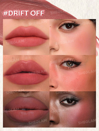 SHEGLAM - Air Plush Lip & Cheek Cream Blush - 402 Drift Off shade