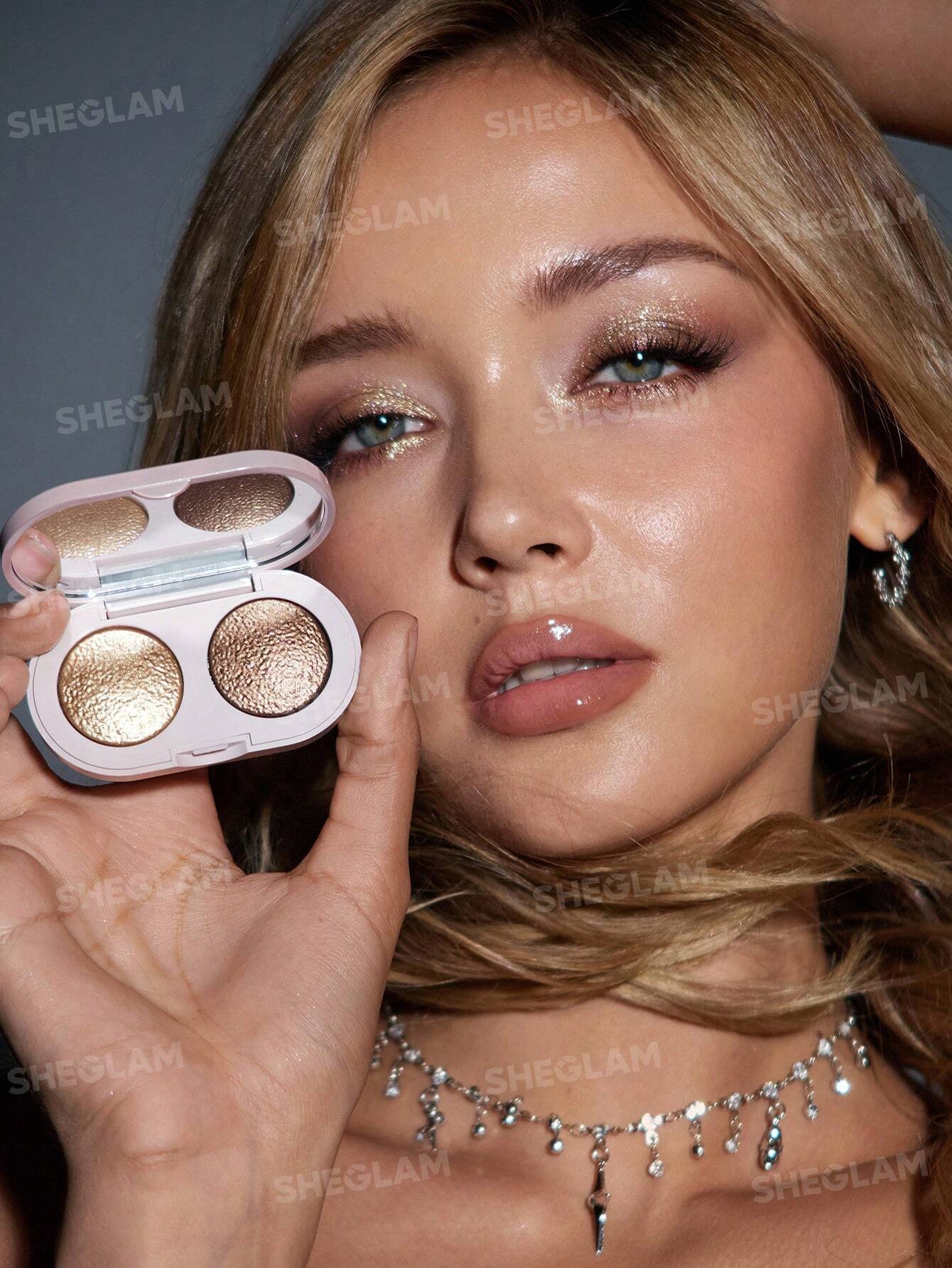 SHEGLAM - Prismalight Baked Gelee Eyeshadow Duo-Prism Echo