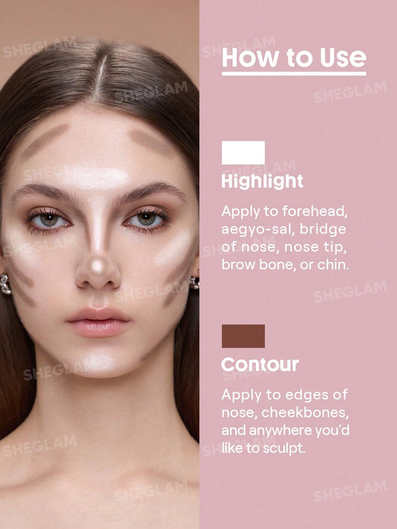 SHEGLAM - Fine Line 2-In-1 Nose Contour & Highlight Pen
