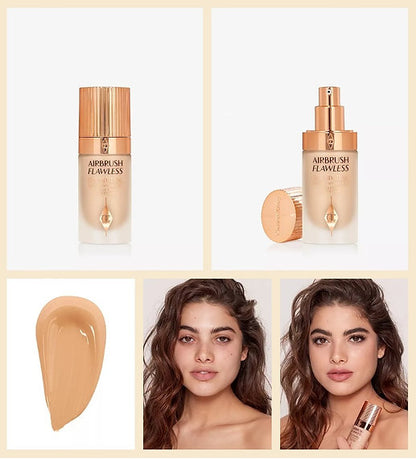Charlotte Tilbury - Airbrush Flawless Blurring & Matte Full Coverage Foundation ( New look )