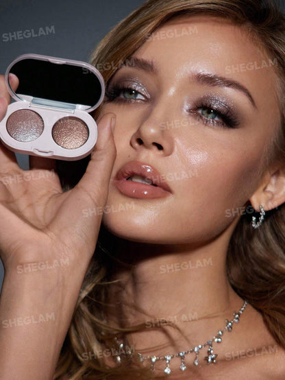 SHEGLAM - Prismalight Baked Gelee Eyeshadow Duo-Prism Echo