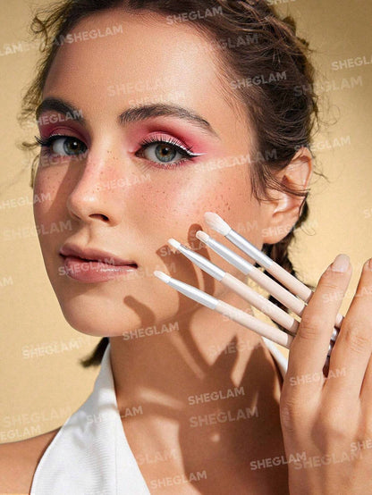 SHEGLAM - 101 Eye Essentials Brush Set With Bag