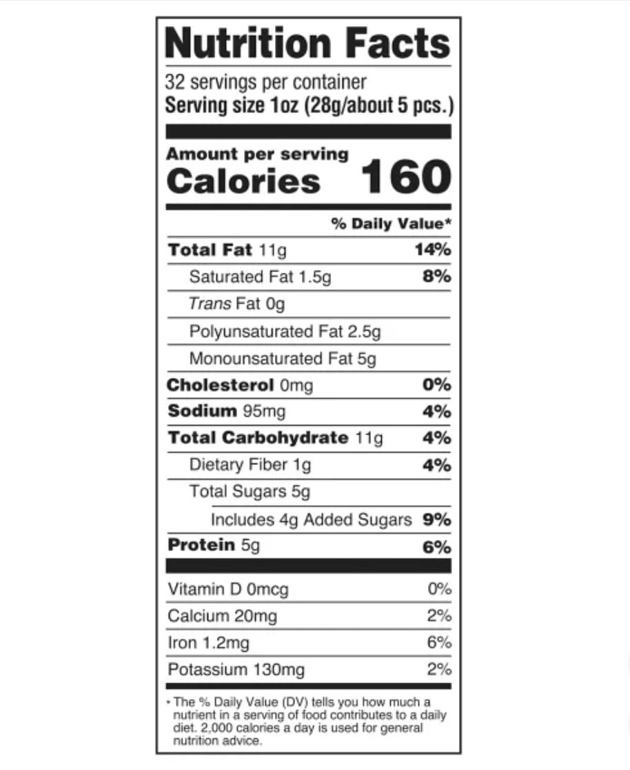 Kirkland Signature Cashew Clusters - 2 lbs