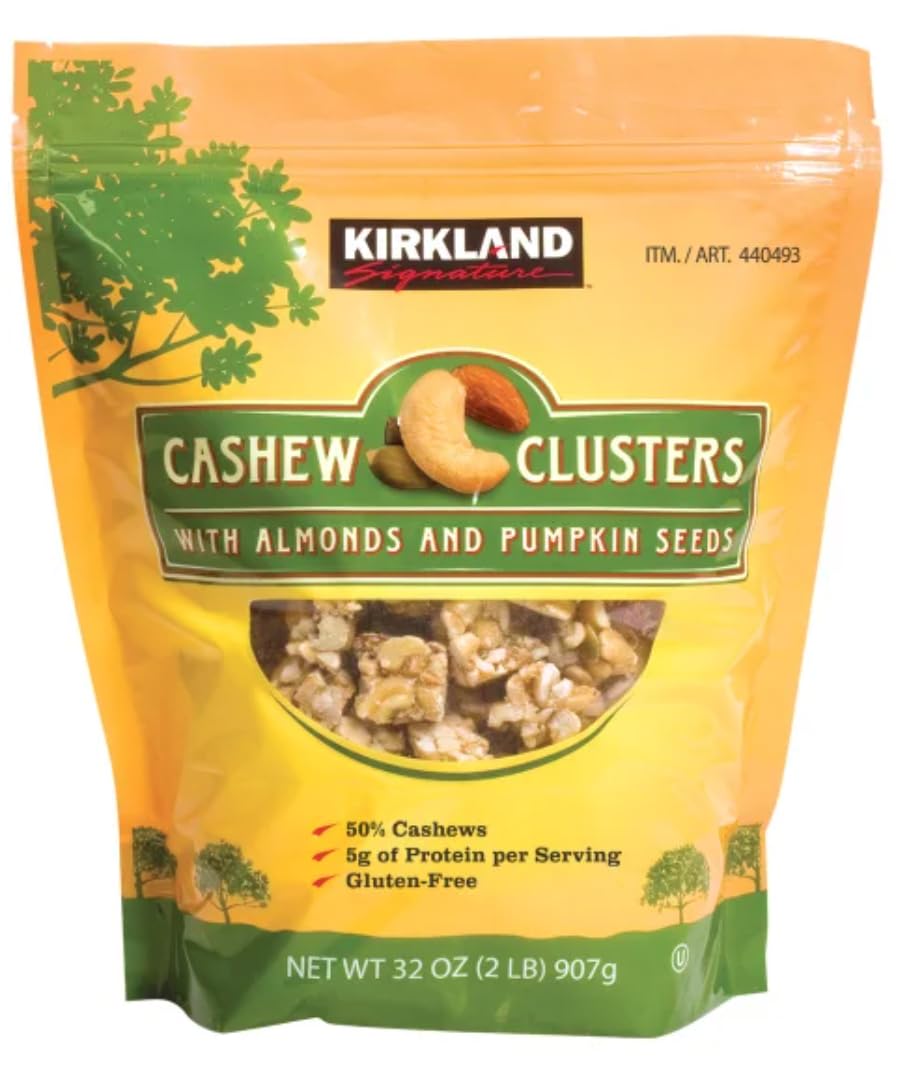 Kirkland Signature Cashew Clusters - 2 lbs