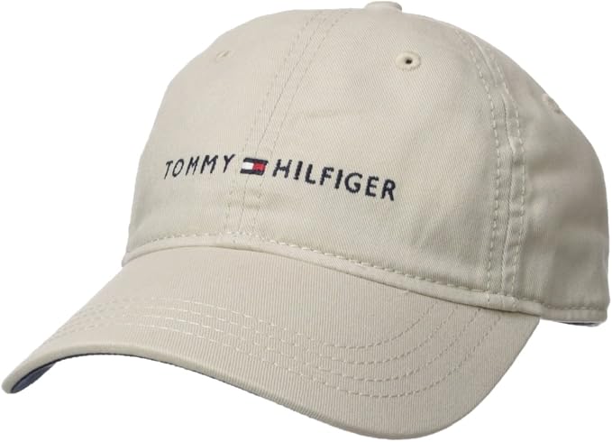 Tommy Hilfiger - Men's Cotton Logo Adjustable Baseball Cap