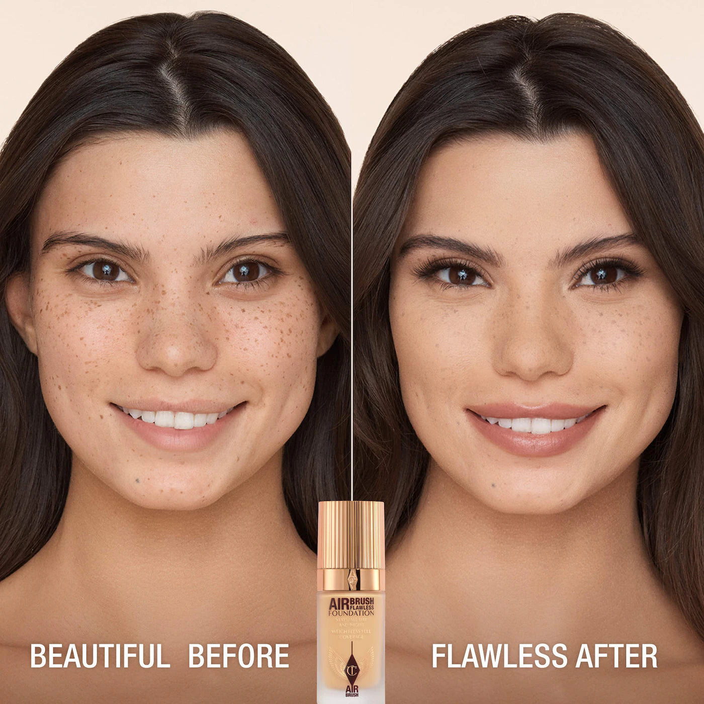 Charlotte Tilbury - Airbrush Flawless Blurring & Matte Full Coverage Foundation ( New look )