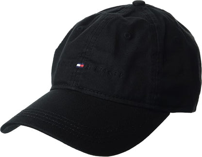 Tommy Hilfiger - Men's Cotton Logo Adjustable Baseball Cap