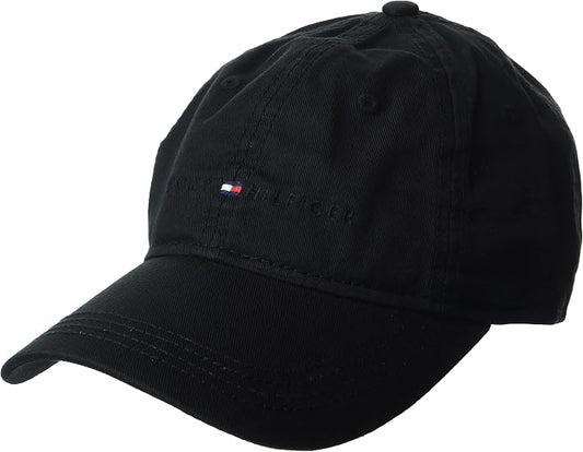 Tommy Hilfiger - Men's Cotton Logo Adjustable Baseball Cap