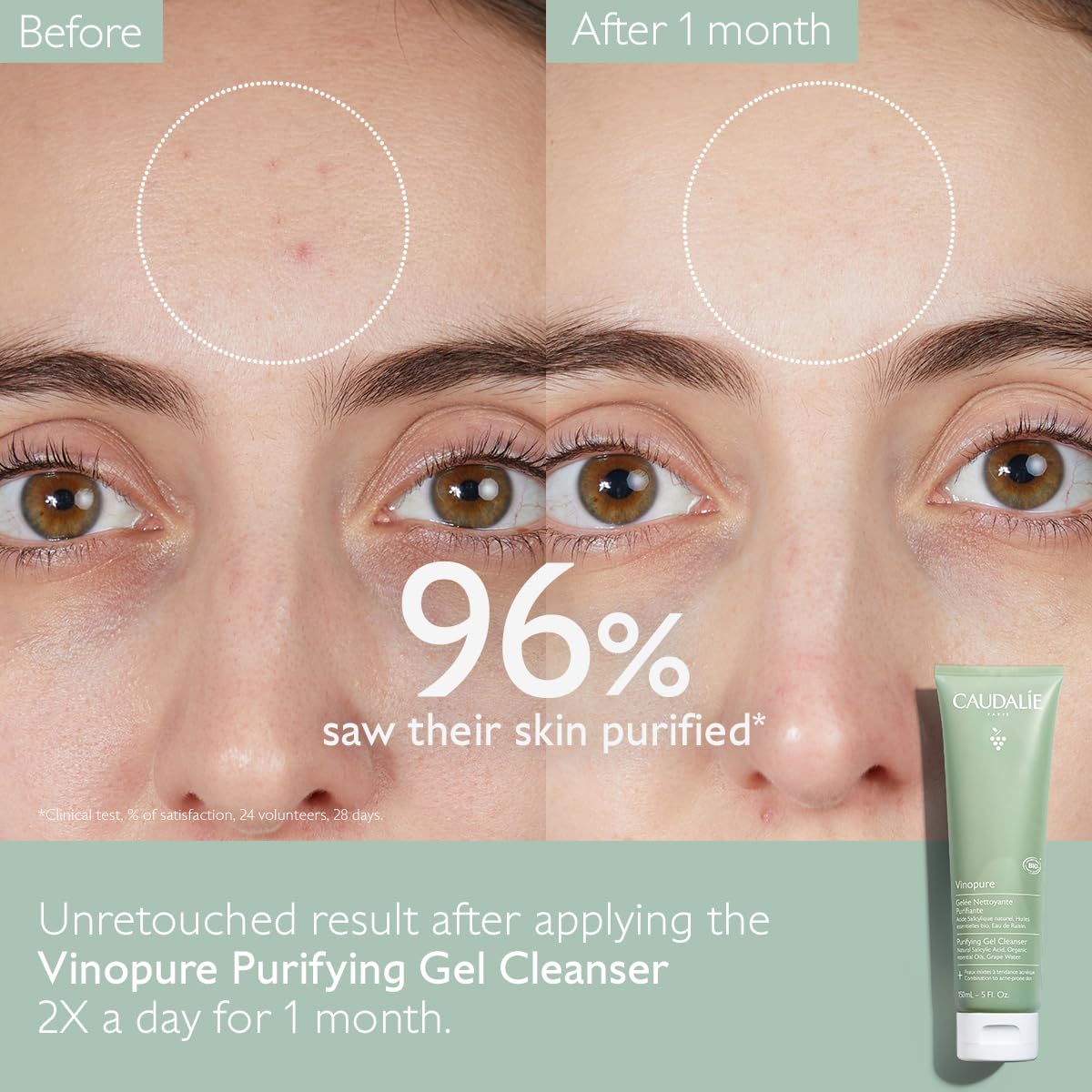 Caudalie - Vinopure Salicylic Acid Cleanser